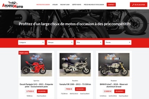 Créer site vente de motos